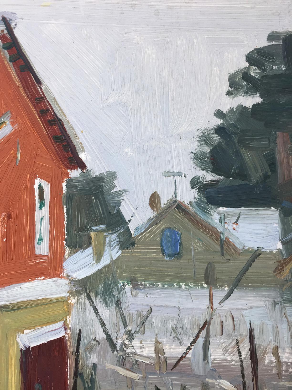 Oil painting Artist's workshop Sergei Alekseevich Grigoriev