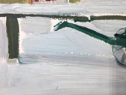 Oil painting Artist's workshop Sergei Alekseevich Grigoriev