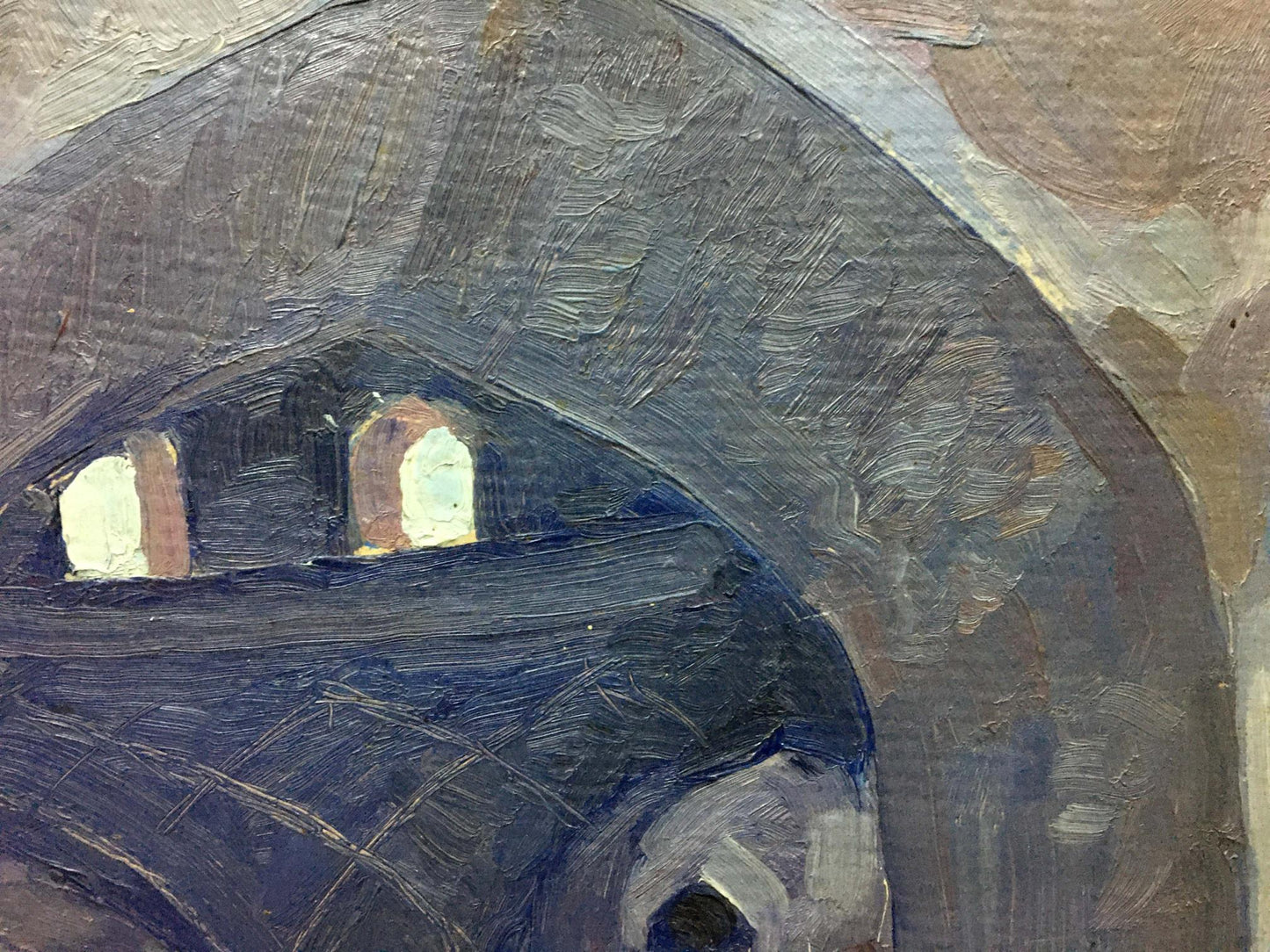 Oil painting Road to the market Bondarovich Anatoly Martynovich