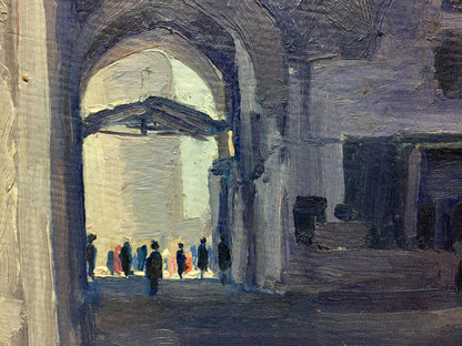 Oil painting Road to the market Bondarovich Anatoly Martynovich