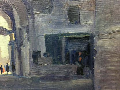 Oil painting Road to the market Bondarovich Anatoly Martynovich