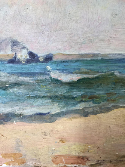 Oil painting Sea holiday Bespalov (Bezpalov) Ivan Nikolaevich