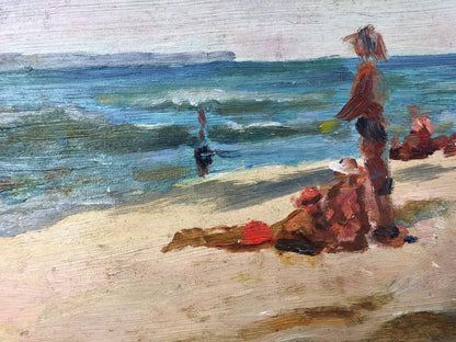 Oil painting Sea holiday Bespalov (Bezpalov) Ivan Nikolaevich