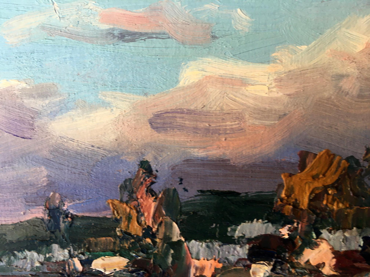 Dusk is Near, an oil painting by Alexander Nikolaevich Cherednichenko