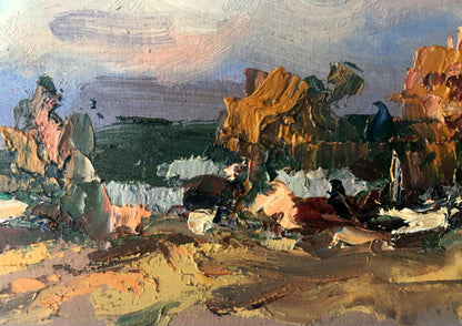 Darkness Looms, an oil artwork by Alexander Nikolaevich Cherednichenko