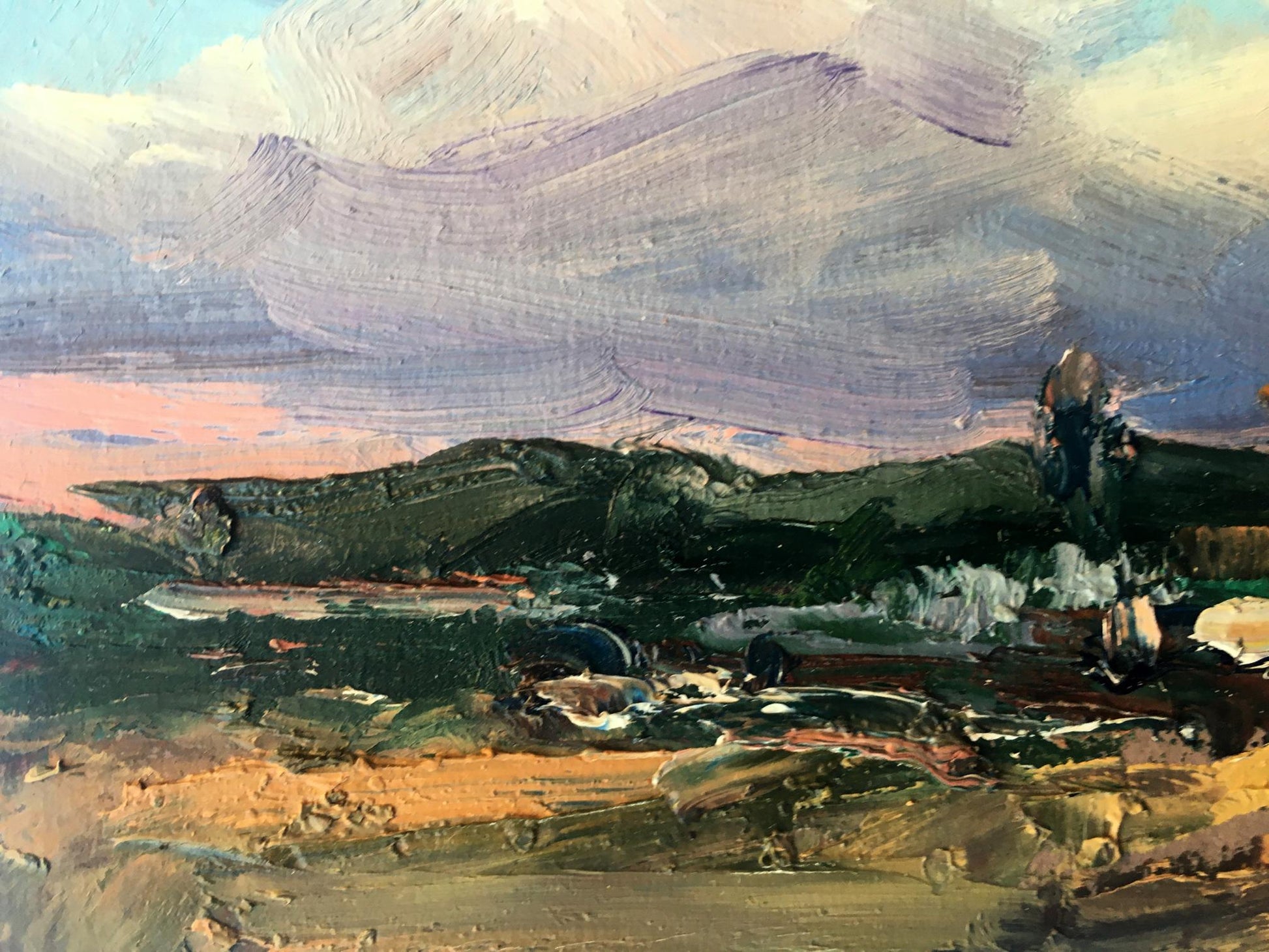 Sunset Soon, an oil painting by Alexander Nikolaevich Cherednichenko