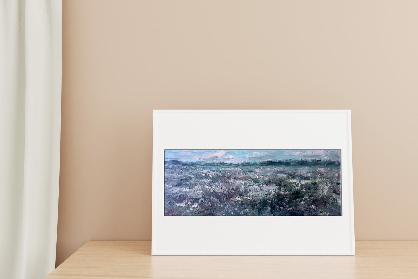 Oil painting Silver day 