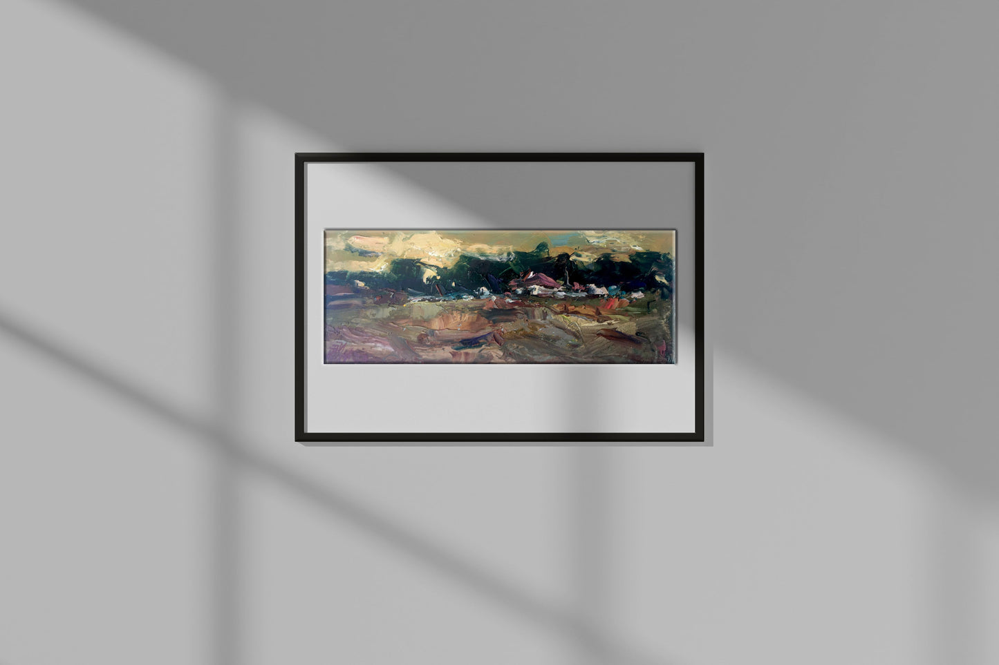 Oil painting Evening 