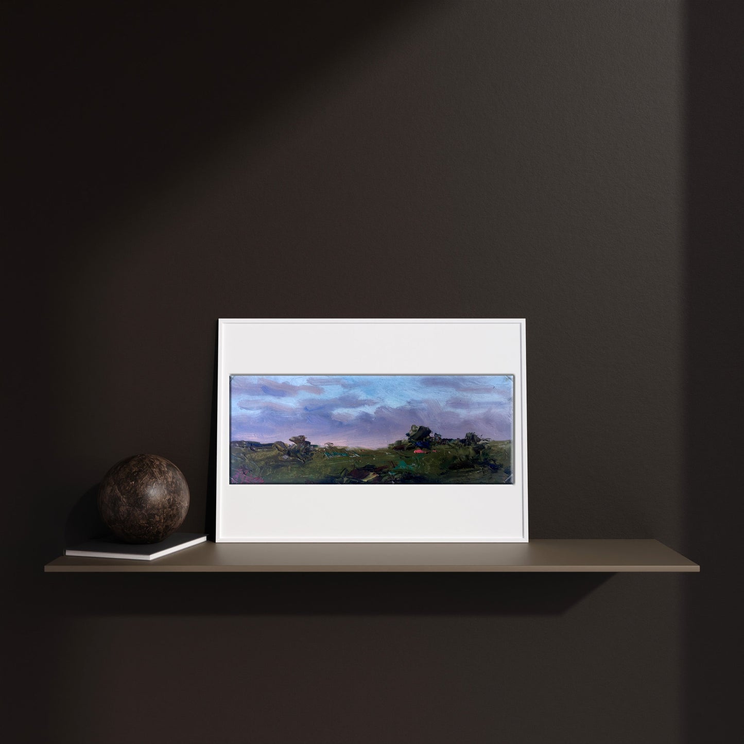 Oil painting Silence Evening 