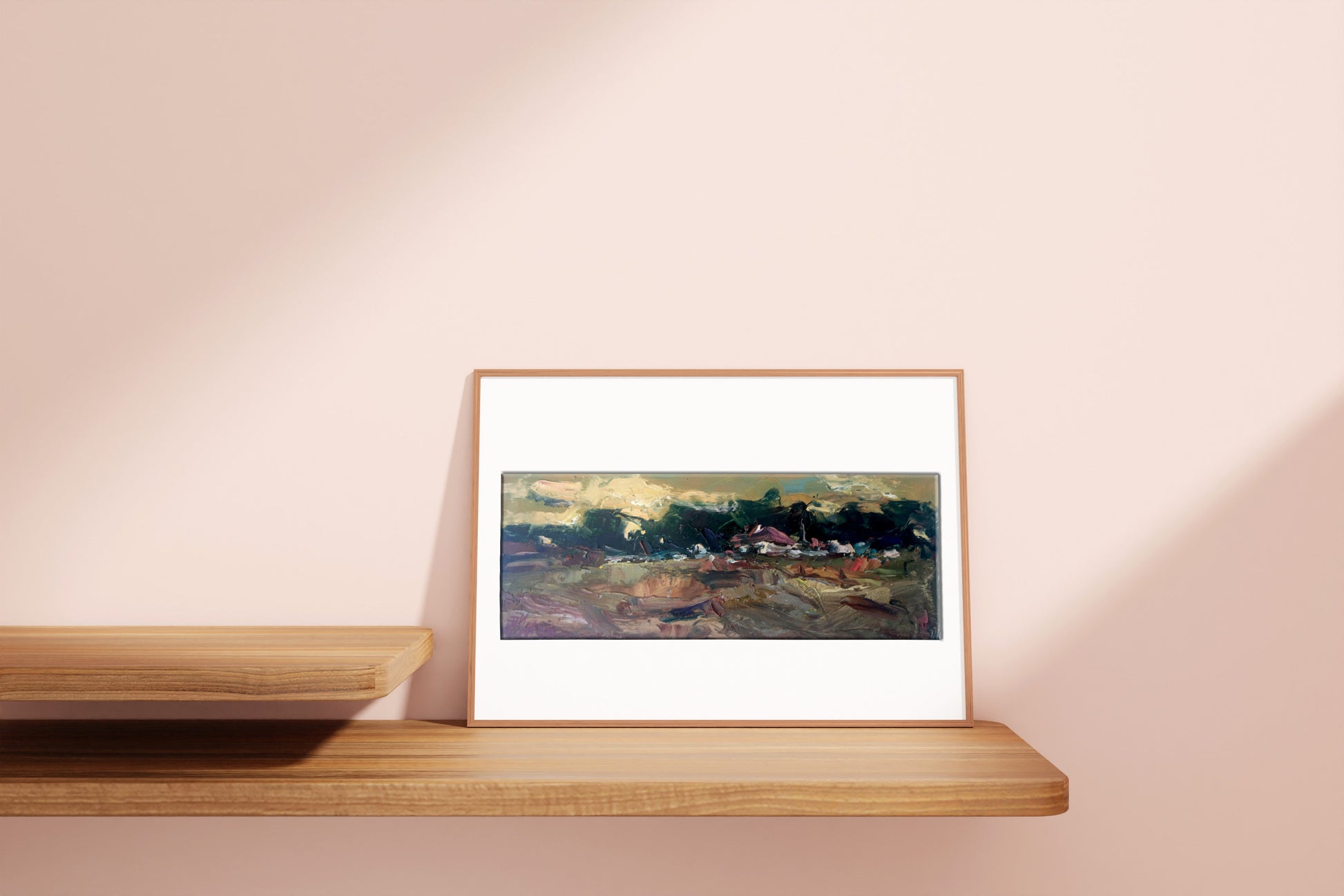 Oil painting Evening Nature Landscape 