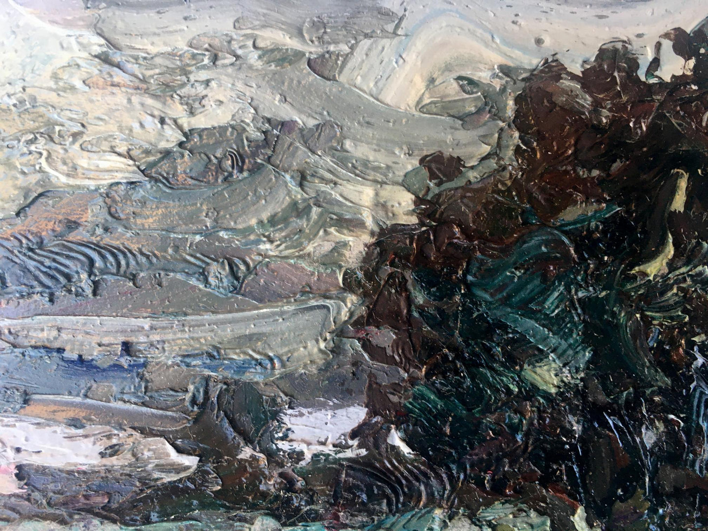 Oil painting Rainy Landscape 