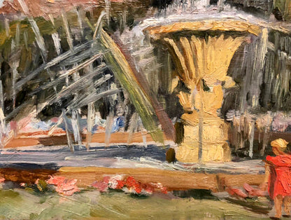 Oil painting Well Tkachenko Evgeny Nikolaevich