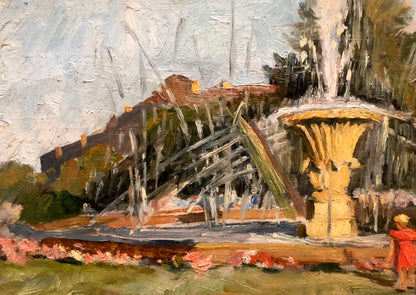 Oil painting Well Tkachenko Evgeny Nikolaevich