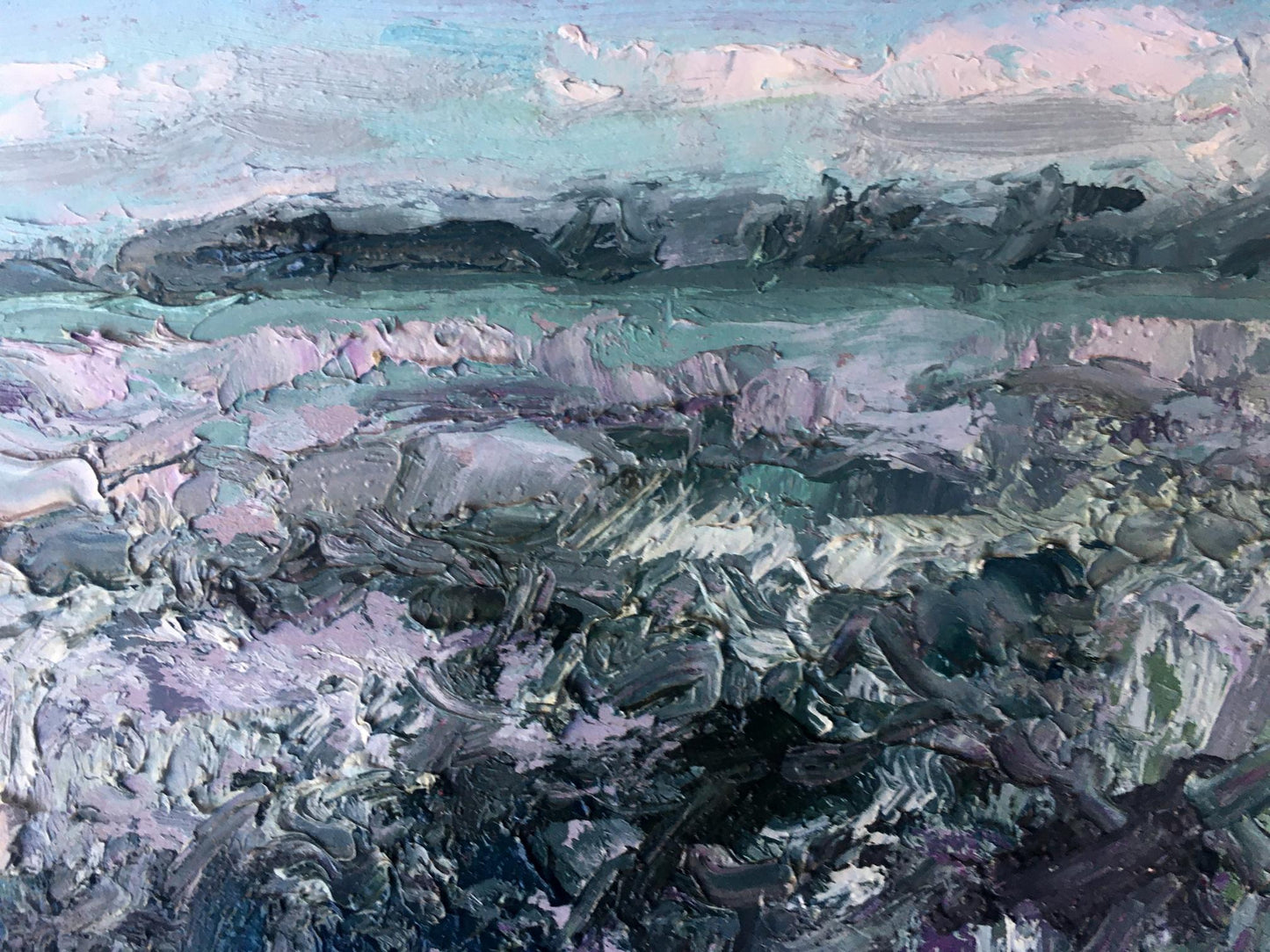 Oil Painting Rural Nature Landscape 