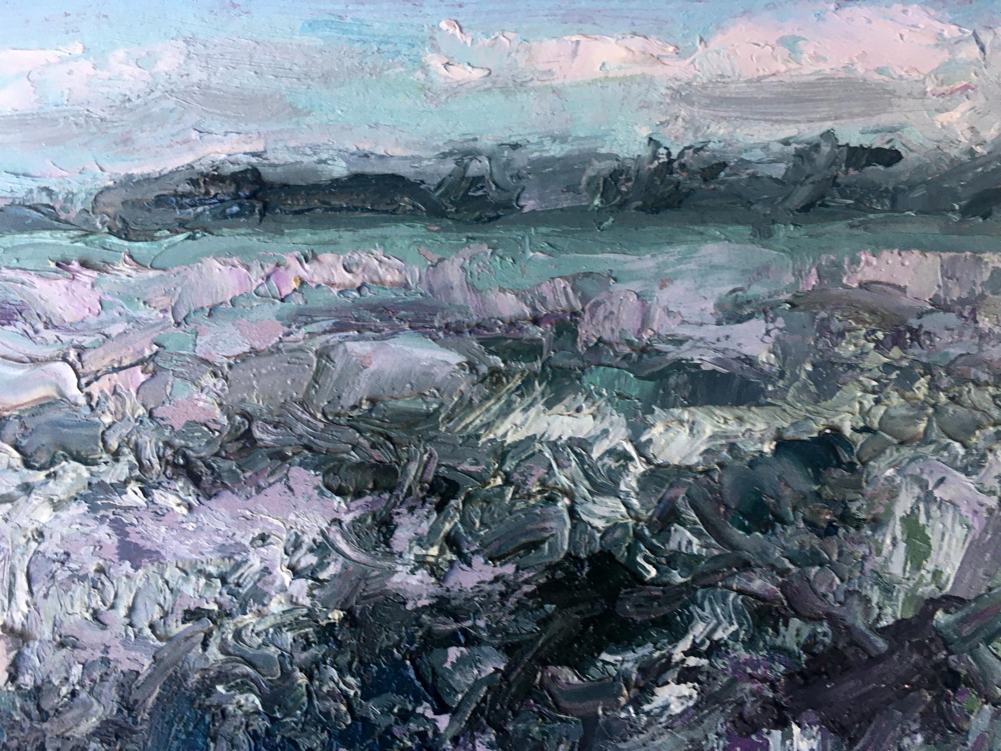 Oil Painting Rural Nature Landscape 