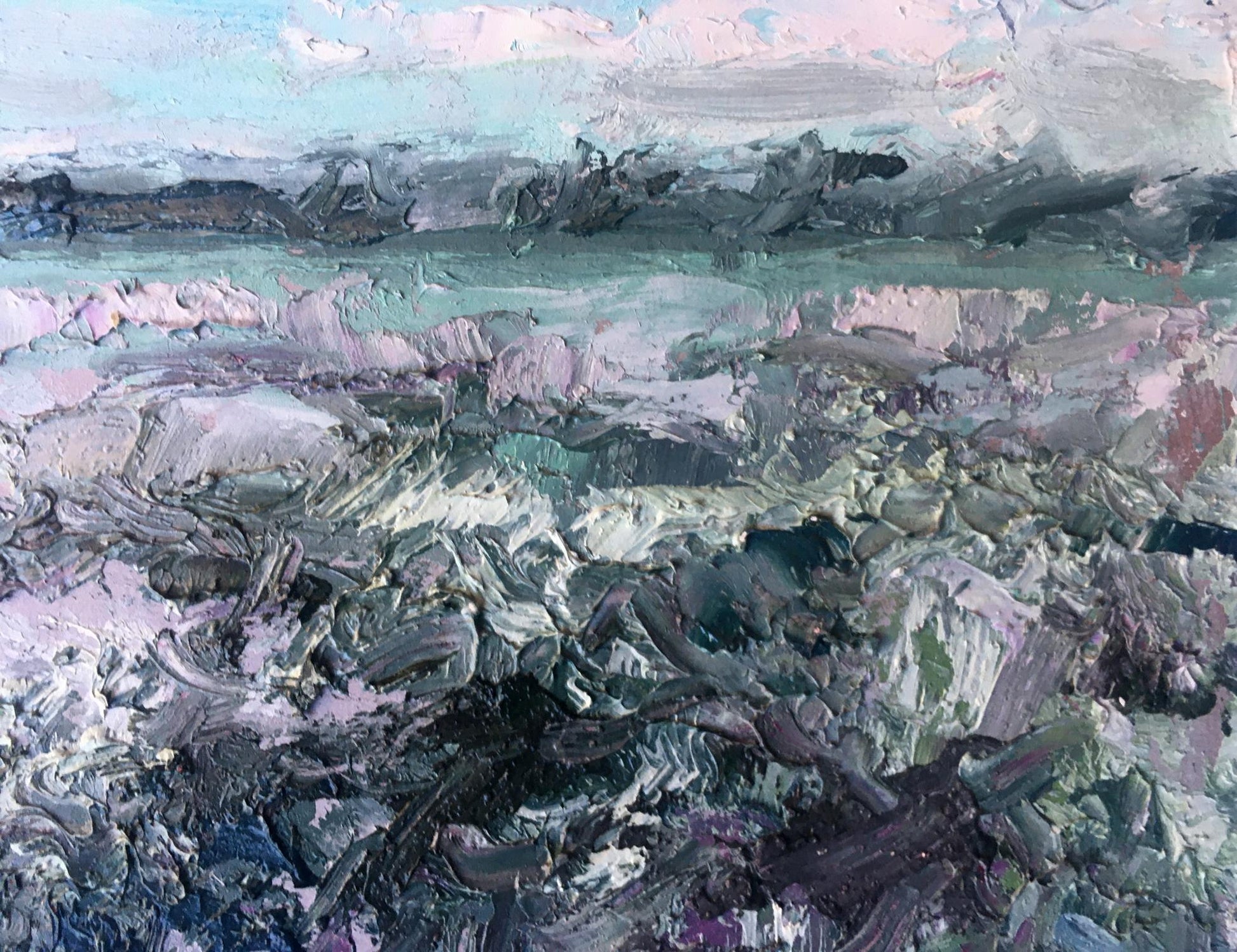 Oil Painting Rural Landscape 