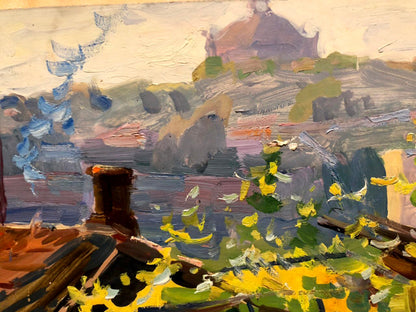Oil painting City Kobylenkov Mikhail Vasilyevich