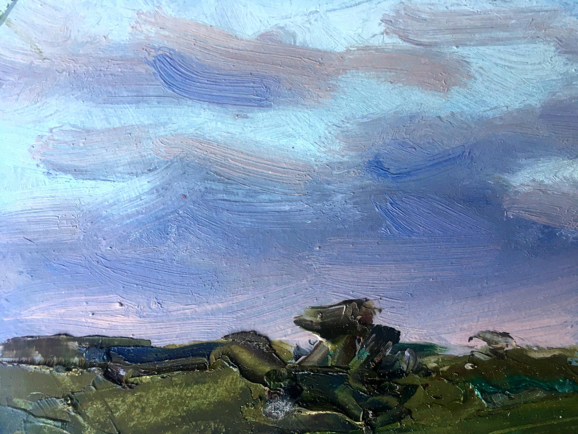 Oil painting Evening