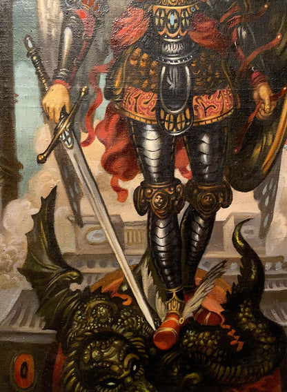 Oil painting Archangel Gabril Alexander Arkadievich Litvinov