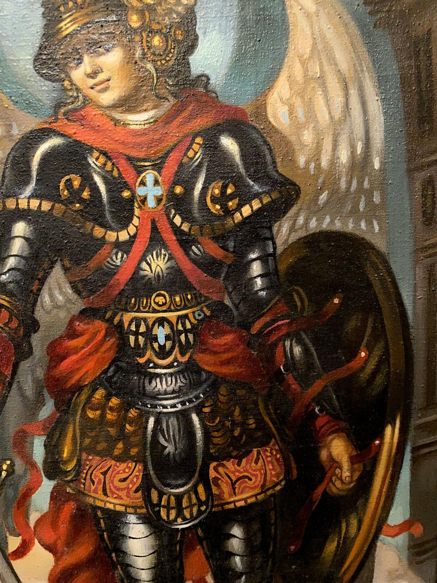 Oil painting Archangel Gabril Alexander Arkadievich Litvinov