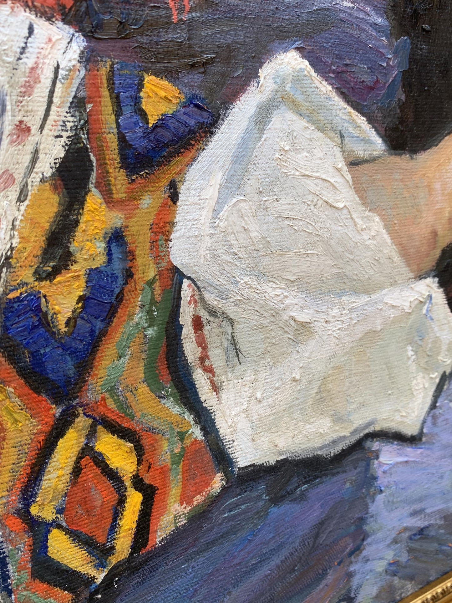 Oil painting Embroiderer Ivan Loboda