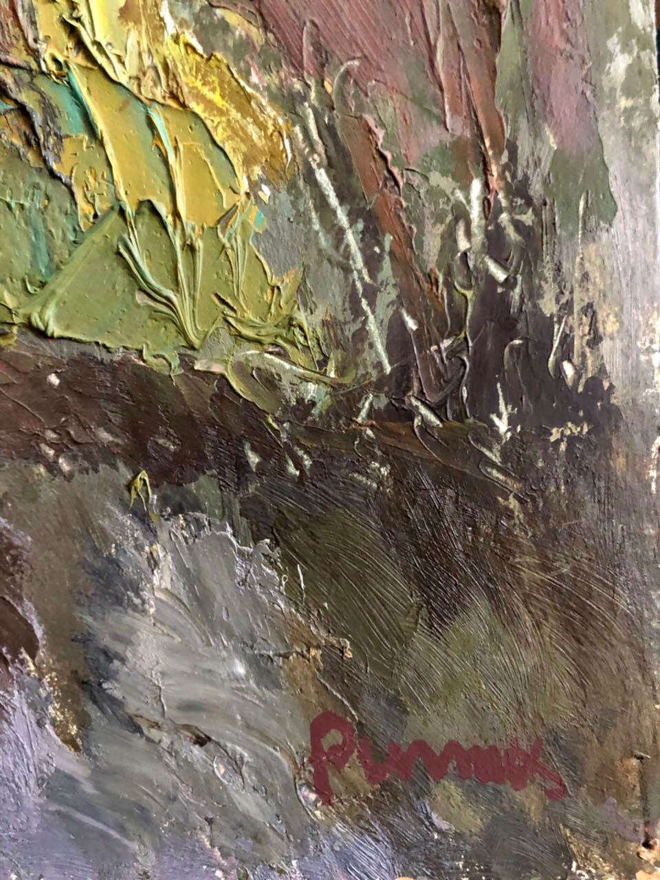 Oil painting Meadows Ryzhykh Viktor