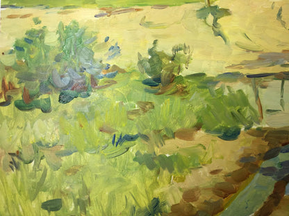 Oil painting Road to the Carpathians El'bert V. A.