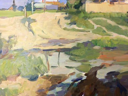 Oil painting Road to the Carpathians El'bert V. A.