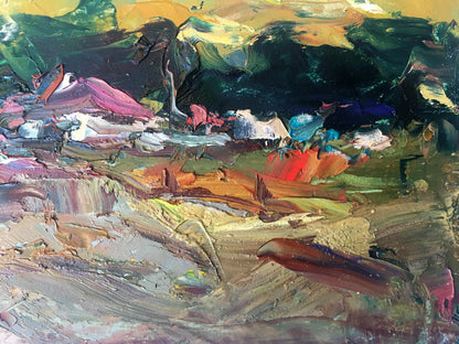 Evening rural landscape