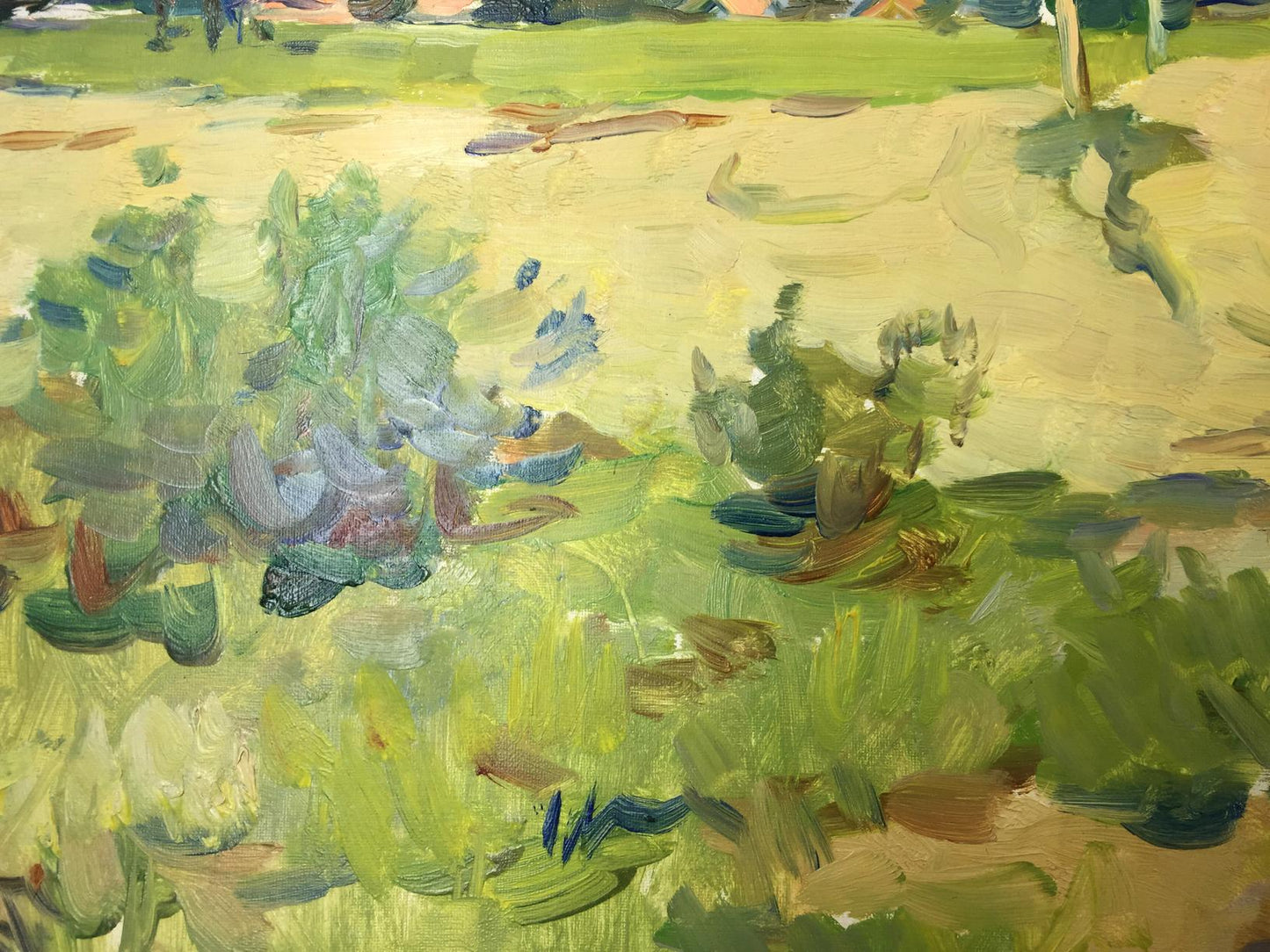 Oil painting Road to the Carpathians El'bert V. A.