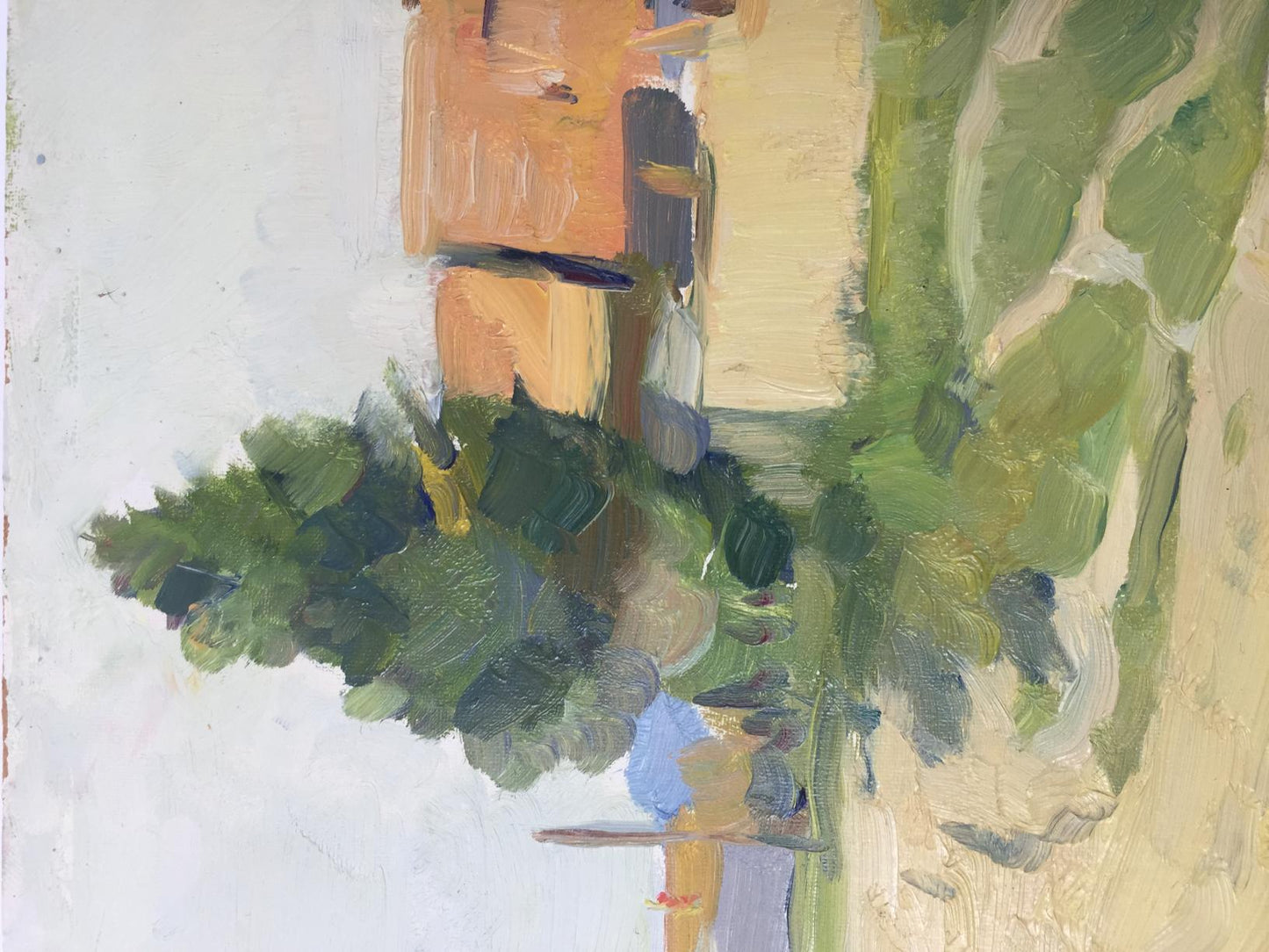 Oil painting Road to the Carpathians El'bert V. A.