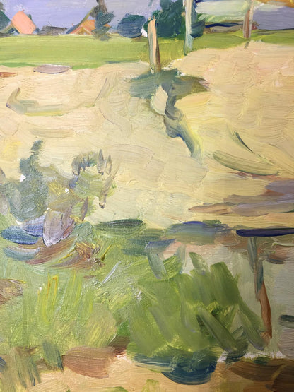 Oil painting Road to the Carpathians El'bert V. A.