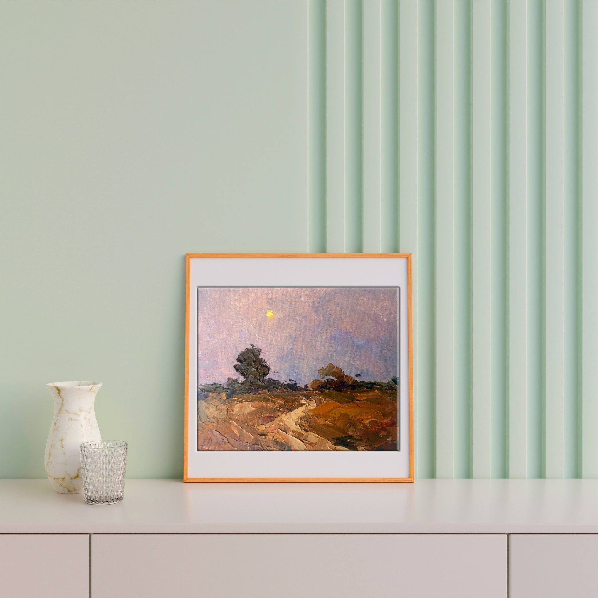 Oil painting evening 