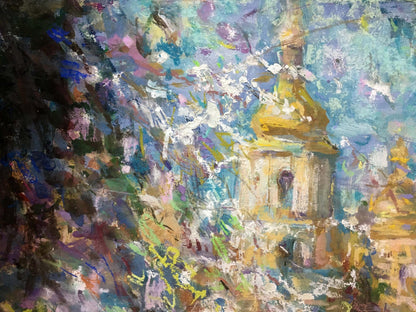 Oil painting Church Gubsky Igor Ivanovich