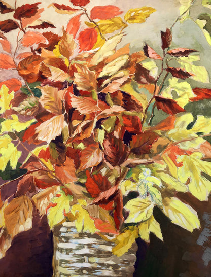 Watercolor painting Flowers Cherkas A.G.