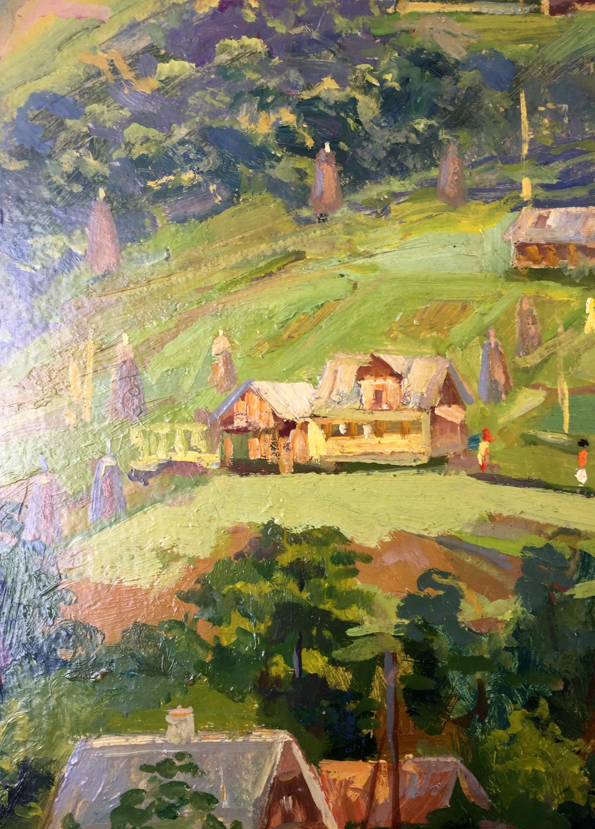 Oil painting Summer Morozov Leonid Arkhipovich