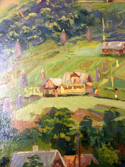 Oil painting Summer Morozov Leonid Arkhipovich