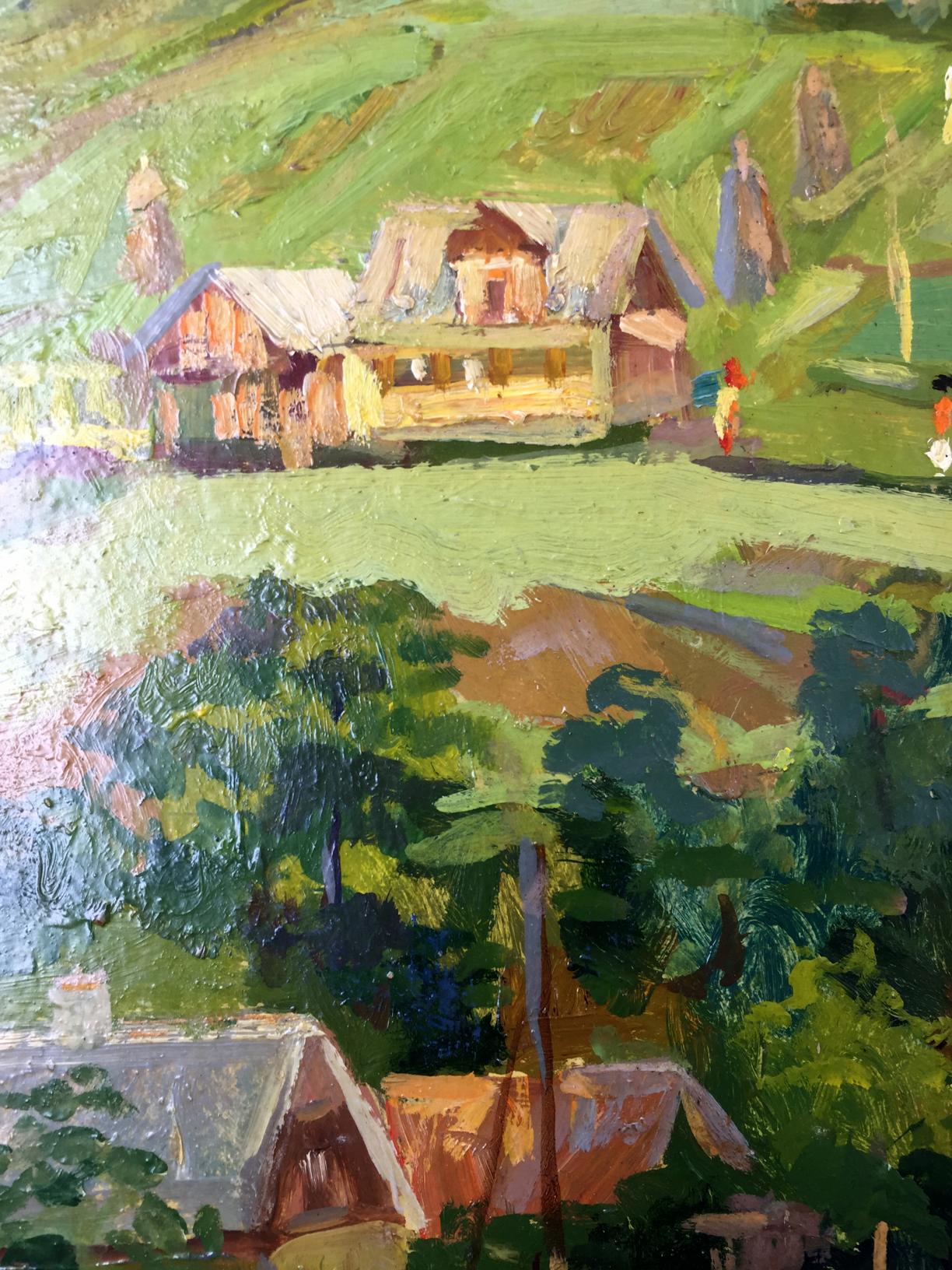 Oil painting Summer Morozov Leonid Arkhipovich