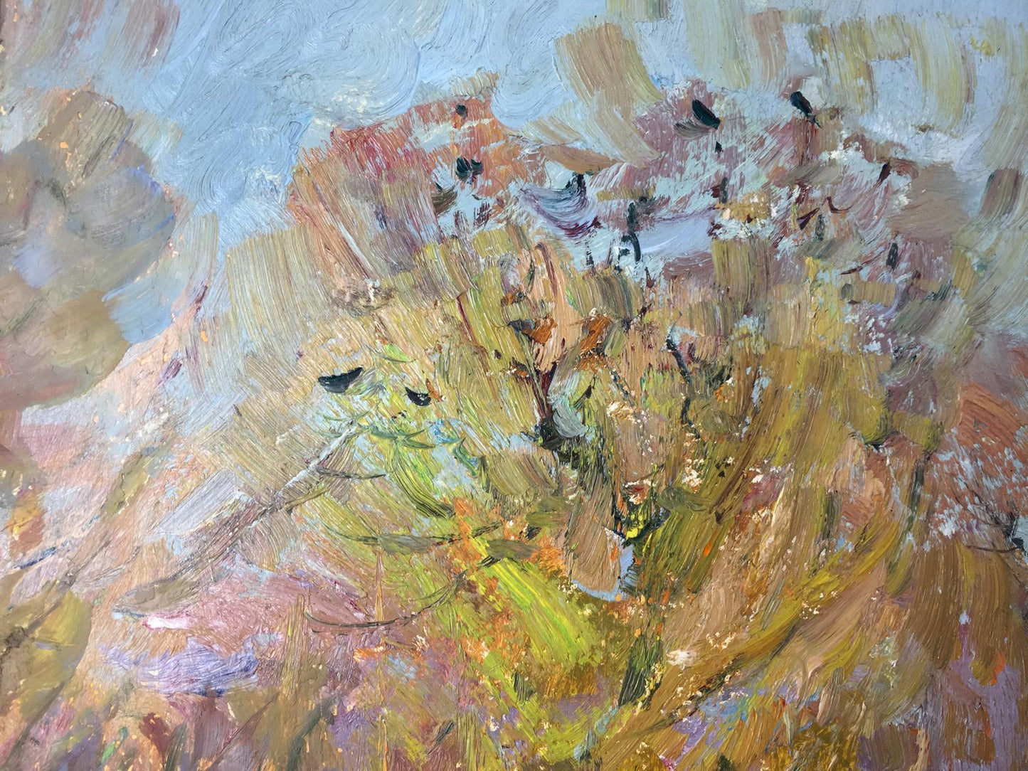 Oil paintnig The reeds Sevast'yanov Viktor Grigor'yevich