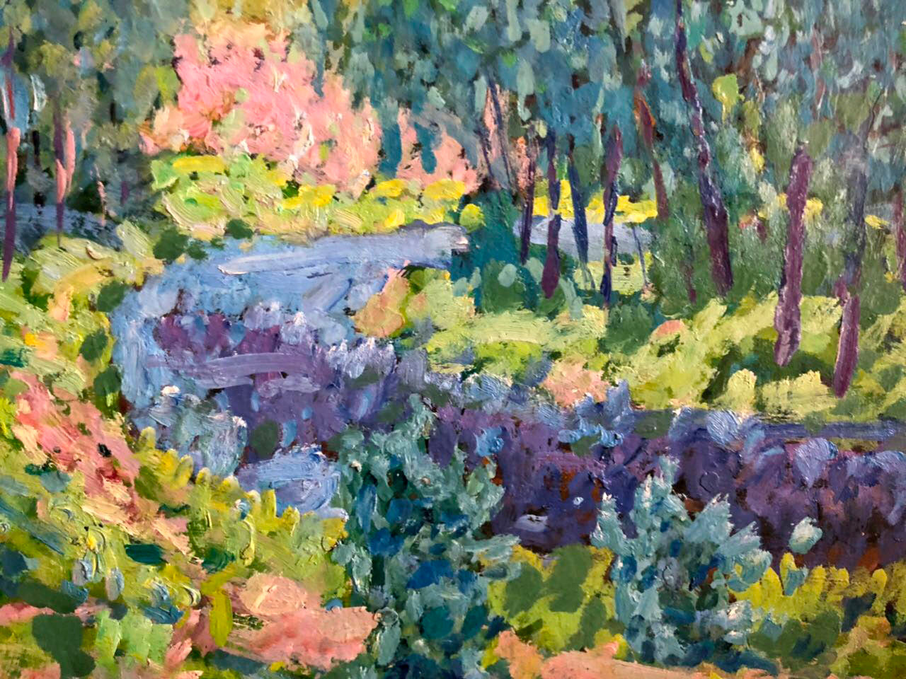 Oil painting Sunny weather Kolosovsky Georgiy Sergeevich