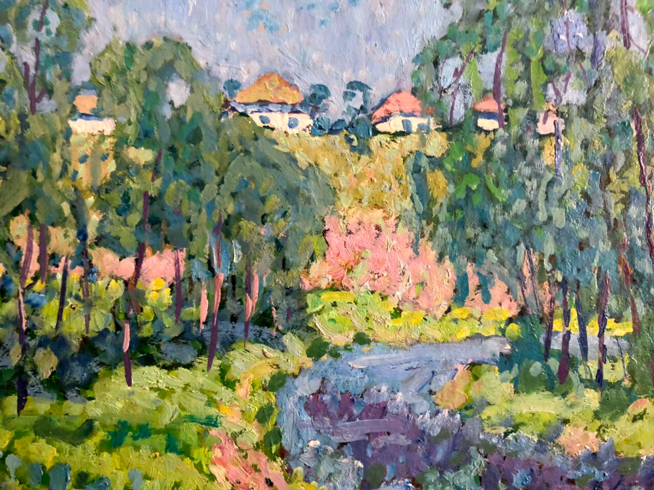 Oil painting Sunny weather Kolosovsky Georgiy Sergeevich