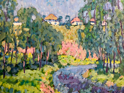 Oil painting Sunny weather Kolosovsky Georgiy Sergeevich
