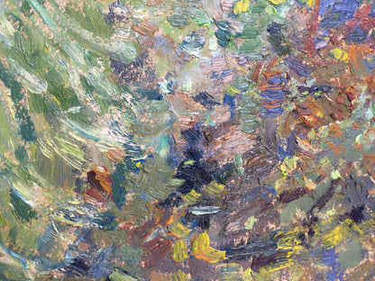 Oil painting Glade in the forest Sevast'yanov Viktor Grigor'yevich