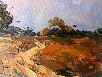 Evening rural landscape