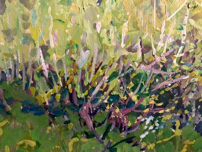 Oil painting Summer in the bloom of the beautiful Kolosovsky Georgiy Sergeevich