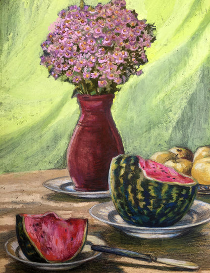 Oil painting Holiday Cherkas A.G.
