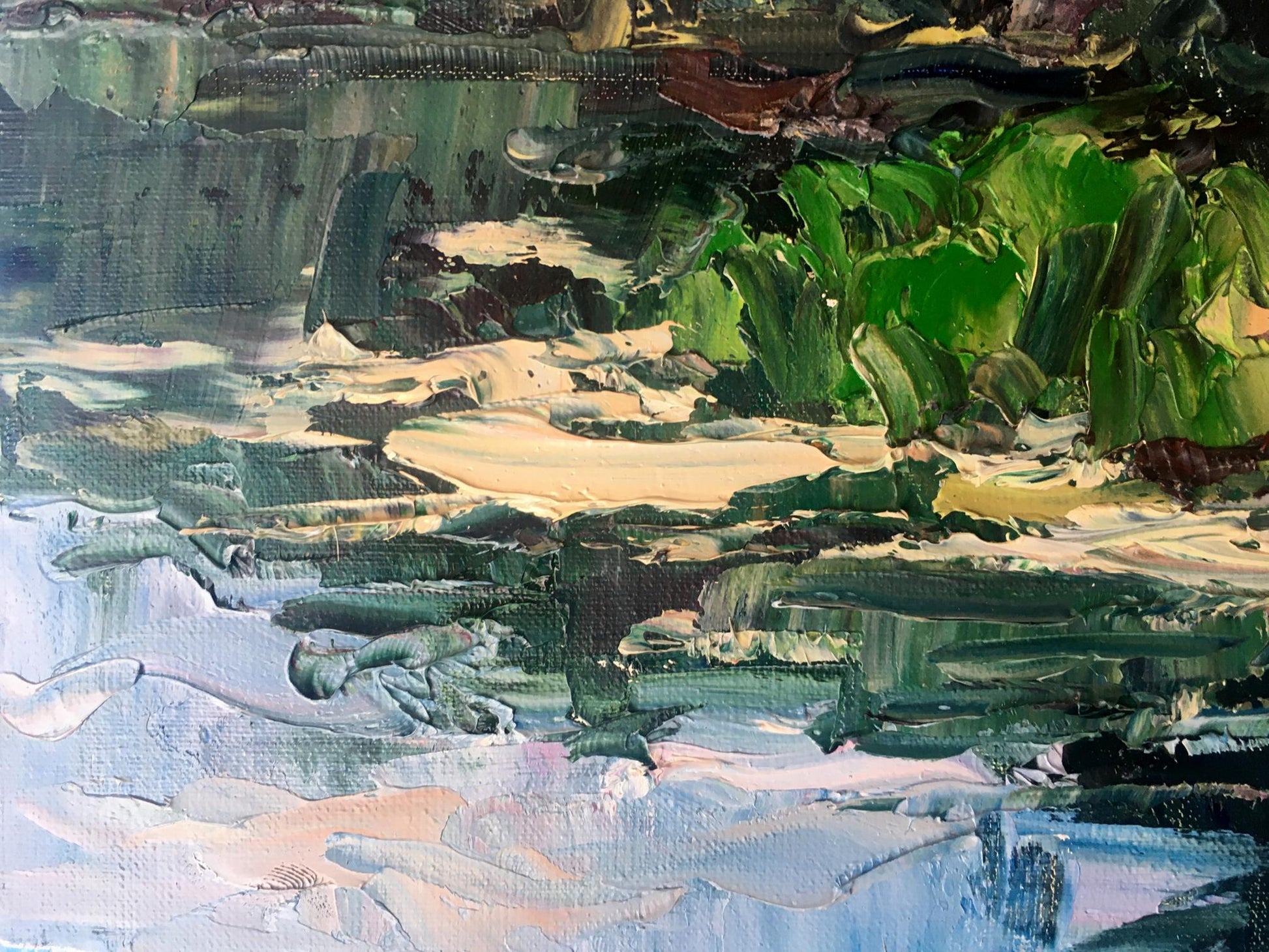 Oil painting Forest Nature Landscape 