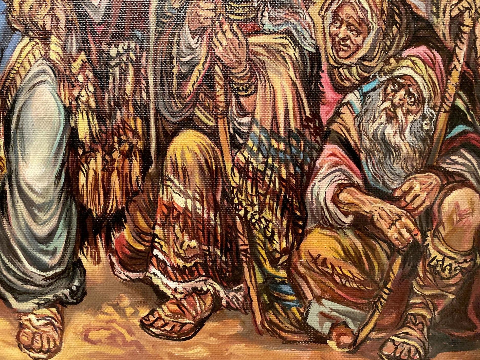 Moses is an oil painting by Alexander Litvinov