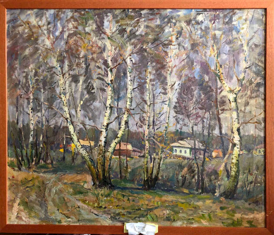 Oil painting Spring Snopok A.N.