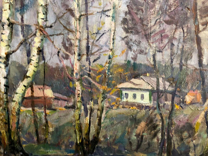 Oil painting Spring Snopok A.N.